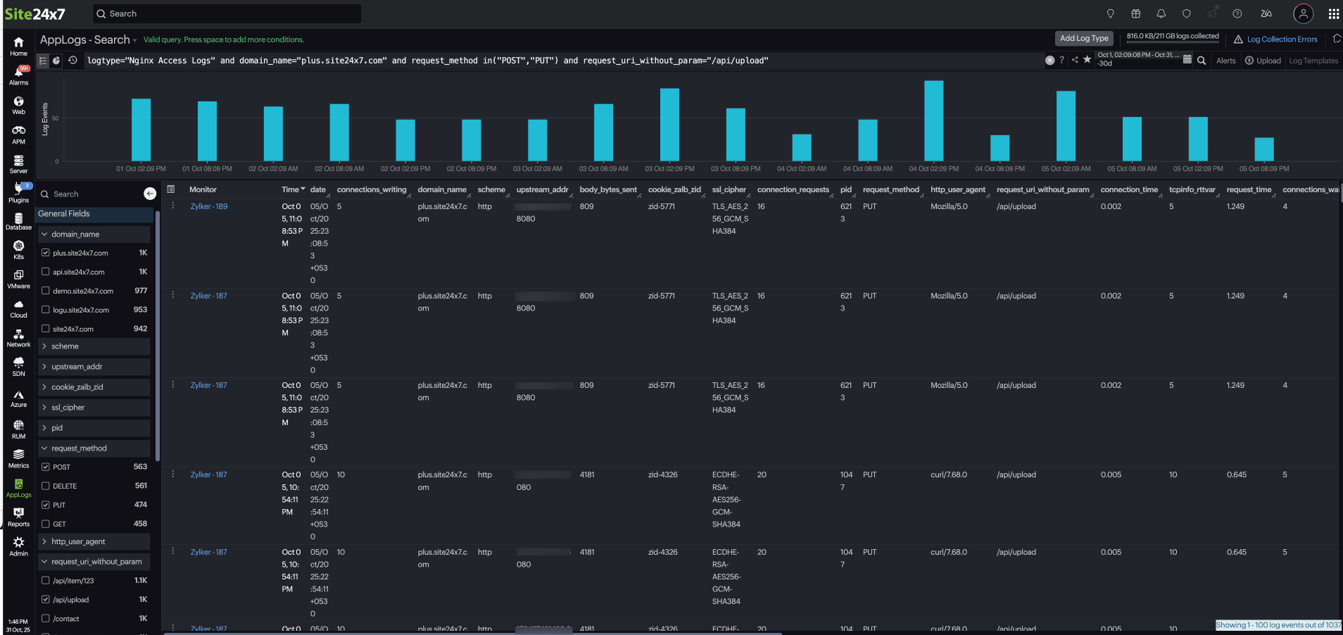 Field explorer sample