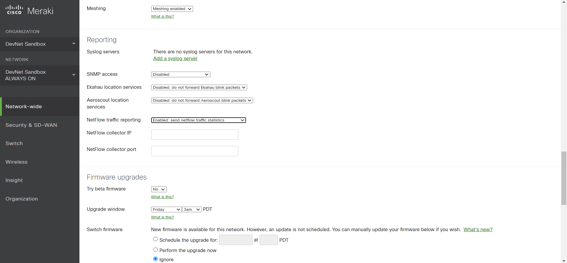 NetFlow Meraki Fig 2