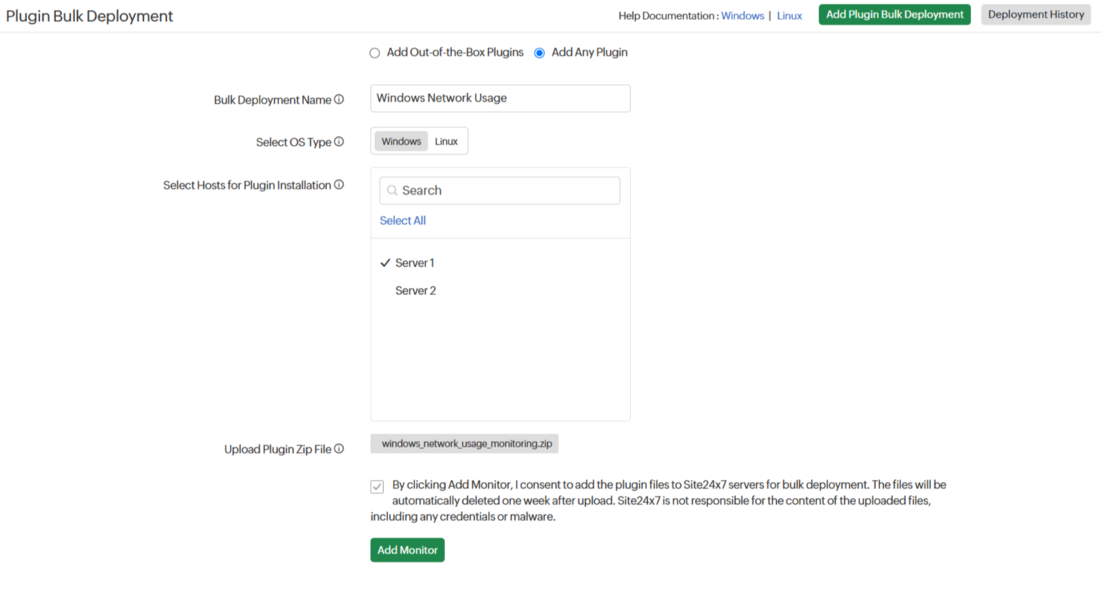 Plugin bulk deployment